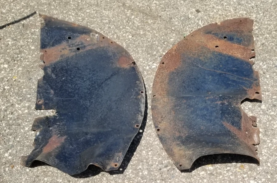 Guardabarros interiores camioneta Ford 3/4 1 tonelada camioneta 40 41 1940 1941 42 46 47 1947 Foto 1 de 4