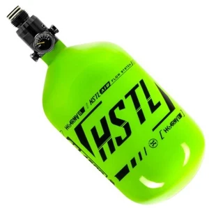 HK Army Paintball 68ci/4500psi HSTL HPA Tank w/ Standard Reg Neon Green/Black - Picture 1 of 1