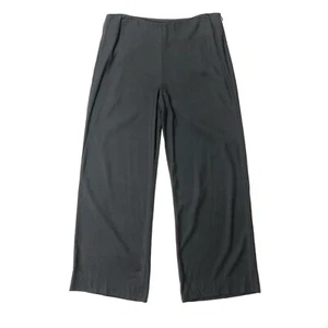 Vince Damen Hose 8 Slacks grau Trouser flach Stretch 27 in weitem Bein Karriere - Bild 1 von 7