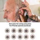 (8Mm)Hearing Device Domes Black 10Pcs Sound Aid Tips For Outing