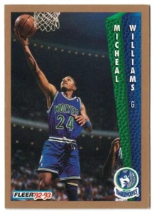 1992-93 Fleer - Drake's #32 Micheal Williams - Picture 1 of 2