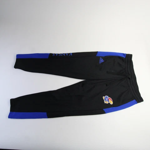 Kansas Jayhawks adidas Athletic Pants Women's Black/Blue Used Cover