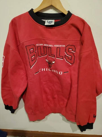 Vintage LEE Sport Chicago Bulls NBA Pullover Sweatshirt Men's Size XL Pre-owned Cover