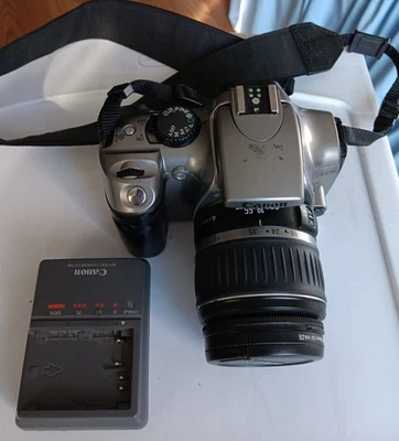 Canon EOS Digital Rebel - Silver with 18-55mm lens - image 1 of 4