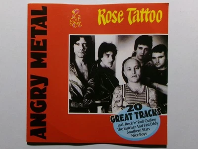 ROSE TATTOO ANGRY METAL 20 GREAT TRACKS REPERTOIRE REP 4309-WG HARD ROCK GERMANY - Изображение 1 из 3