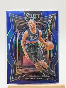 2024-25 Panini Select #74 Ron Holland II Pistons Blue Prizm Rookie Card RC  - Picture 1 of 2
