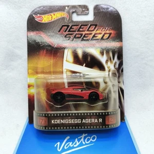 Hot Wheels 2014 Retro Entertainment Koenigsegg Agera R Need For Speed BDT86 - Bild 1 von 6