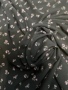 4 METER GUTE QUALITÄT SCUBA KREPP JERSEY STRETCH BLUMENDRUCK KLEID STOFF GÜNSTIG - Bild 1 von 7