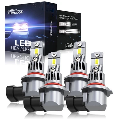For Chevrolet Monte Carlo 1995-2005 4Pcs LED Headlight Kit Bulbs High Low Beam - Image 1 of 4