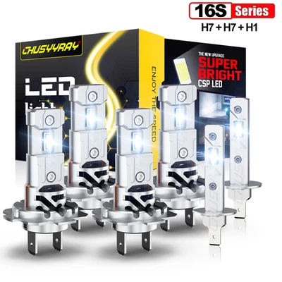 6x Faro LED Alto Bajo + Bombilla Antiniebla para Mercedes-Benz CLK55 AMG 2001-2003 Foto 1 de 4