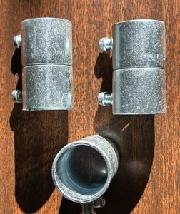 (Posten von 30) Crouse-Hinds EMT verzinkter Stahl Gewindestift Kupplung 3/4", neu - Bild 1 von 2