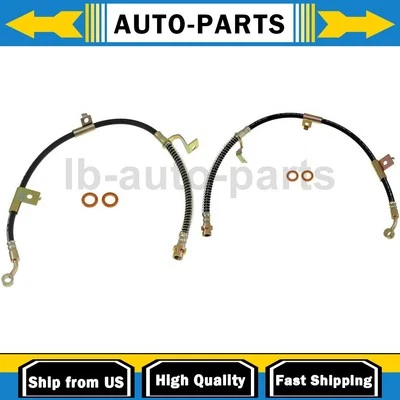 Mangueira de freio dianteiro 2x para 1999-2001 Hyundai Sonata 2.5L - Imagem 1 de 4