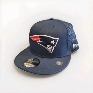 New Era NFL New England Patriots 9Fifty 950 Snapback Cap OSFM OS Blue Team - Picture 1 of 2
