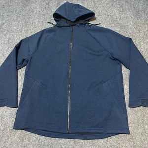 NEU Russell Sweatshirt Herren Extra Large Blau Kapuze Full Zip Fusion Knit - Bild 1 von 12