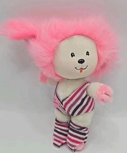 Poochie Vintage Perro Peluche 1983 Mattel Me encanta bailar leotardo piernas calentadores 8" - Imagen 1 de 9