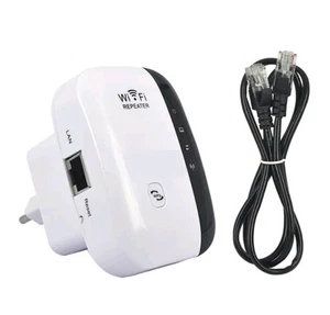 2pcs Wireless WiFi Signal Range Extender Amplifier Booster Internet Repeater UK - Picture 1 of 6