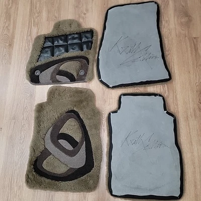 复古 Keith Collins Artexture 签名脚垫羊羔羊毛劳斯莱斯宾利? — 第 1/4 张图片