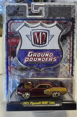 M2 Ground Pounders 1971 Plymouth HEMI Cuda  10-03 CHASE - Image 1 of 3