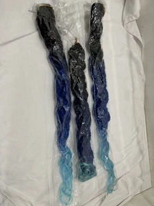 3 Packs 20"-24" Handmade Synthetic Dreadlocks Extension Dreads Crochet Braids - Picture 1 of 3