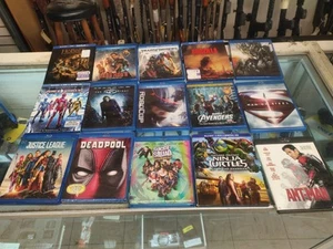 15 Bluray Movies Sci Fi, Marvel Etc - Bild 1 von 1
