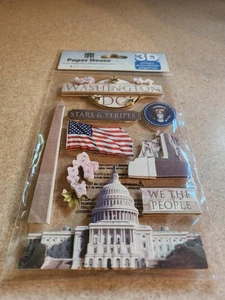Paper House~Washington DC~3D Stickers for scrapbooking - Picture 1 of 1