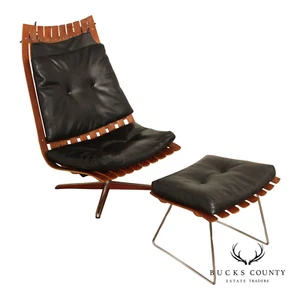 Hans Brattrud, Hove Møbler 'Scandia' Lounge Chair and Ottoman - Picture 1 of 19