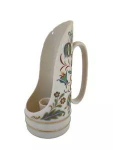 Lenox Nantucket Chamber Candlestick Holder Floral Hand Decorated 24k Gold Trim - Picture 1 of 8