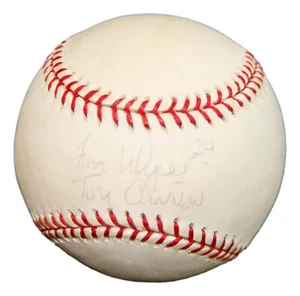 Jim Wynn Toy Cannon Signed OML Baseball Autographed Astros PSA/DNA AL82260 - Picture 1 of 4