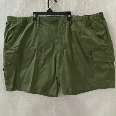 Pantalones Cortos John Blair Para Hombre 54x8 Verde Carga Utilidad Carpintero Bolsillos Cintura Elástica Foto 1 de 4