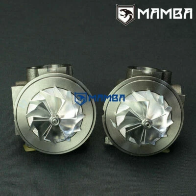 MAMBA Billet 9-6 Twin Turbo Cartridge CHRA BMW N54 335i 535i TD03-10T - Image 1 of 4