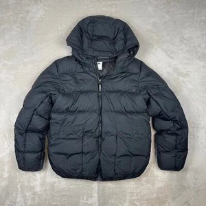 Chaqueta deportiva Nike negra con capucha acolchada térmica para niños al aire libre de longitud media talla XL - Imagen 1 de 10