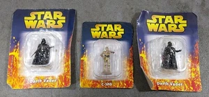 De Agostini -Star Wars Diecast Figures - Darth Vader x 2 & C-3PO  - Picture 1 of 5