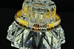 7.5" 925 Sterling Silver Tri Color Omega Chain Bracelet 10.8mm 22.3g - Picture 1 of 4