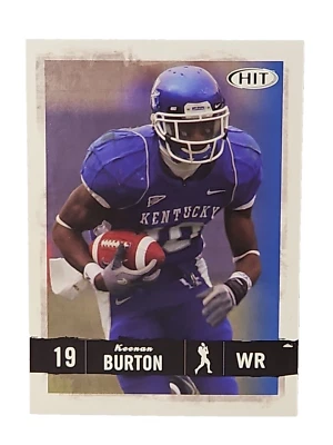 2008 Sage Hit KEENAN BURTON #19 RC Rookie Football Card - ST. LOUIS RAMS - Image 1 of 2