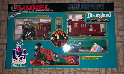 Lionel 8-81007 Disney Disneyland 35TH Mickey Mouse G-Scale Set. New - Image 1 of 3
