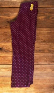 Pantalones de dormir para hombre talla XL geo estampado borgoña nuevo pijama Stafford súper suave - Imagen 1 de 2