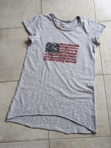 Cooles Mädchen Longshirt, grau-meliert, Größe 164, TOP! - Bild 1 von 7