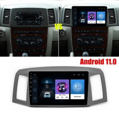 10.1" Android 11.0 Radio Stereo Head Unit GPS For 2004-2007 Jeep Grand Cherokee - Bild 1 von 4