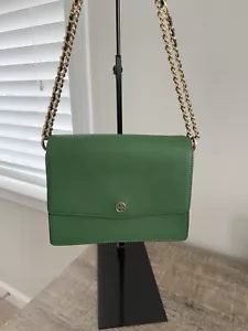 NWT Tory Burch Robinson Floral Interior Convertible Shoulder Bag Green - Picture 1 of 11