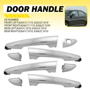 Exterior Door Handles Front Rear Left Right Side Hand for Hyundai Sonata 15-19 H - Picture 1 of 100