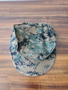 USMC COVER GARRISON MARPAT WOODLAND US MARINE CORPS CAP HAT Small #8 - Picture 1 of 4