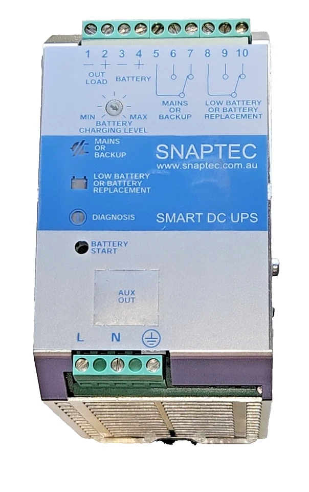Snaptec CBU-1210A Smart DC UPS  12V 10A  Reliable Power Backup  Compact Design - Image 1 of 4