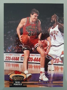 1992-93 Topps Stadium Club Will Perdue #27 Chicago Bulls B NBA Basketball READ! - Picture 1 of 2
