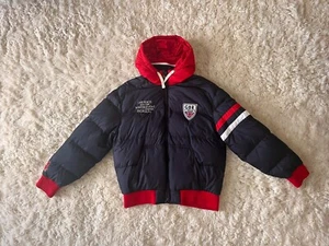 Vintage Polo Ralph Lauren Great Britain Puffer Jacket Blue/Red/White Size XL - Picture 1 of 6