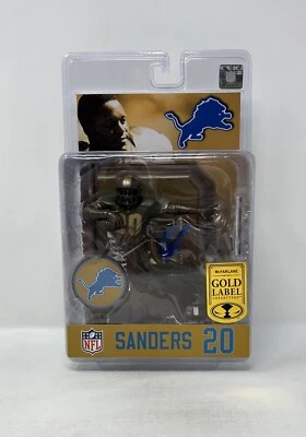 Figura McFarlane Barry Sanders Detroit Lions Legacy Series Gold Label Collection Foto 1 de 4