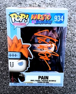 NARUTO Vic Mignogna SIGNED Pain Funko Pop PSA/DNA - Picture 1 of 6