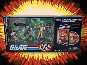 Hasbro G.I. 2007 JOE M.A.S.S. Dispositivo DVD Figura de Acción Battle Pack Set 3 Sellado! - Imagen 1 de 5