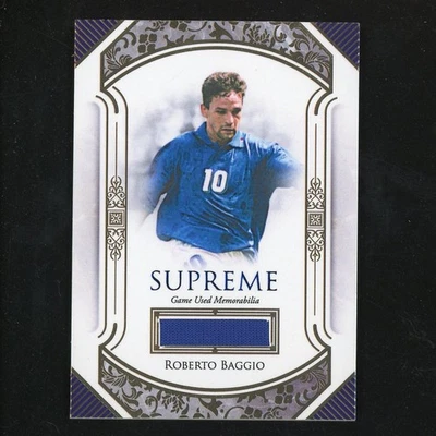 Camiseta deportiva Futera 2023 única Roberto Baggio Supreme usada en juegos azul 5/9 Italia 5V910 Foto 1 de 2