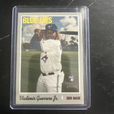 2019 Topps Heritage High Number -  #THC-504 Vladimir Guerrero Jr. (RC) Blue Jays - Image 1 of 2