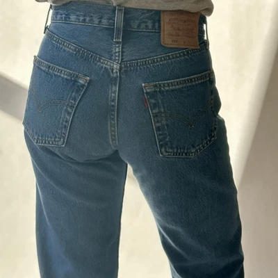 Винтажные 90-е Levi's 6501-0193 ДЛЯ ЖЕНЩИН сделано в США 27x26 - Изображение 1 из 4